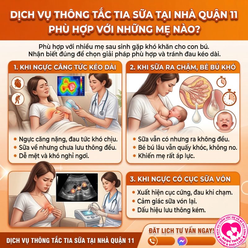 dịch vụ thông tắc tia sữa tại nhà quận 11